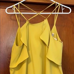 Off yellow maxi dress
